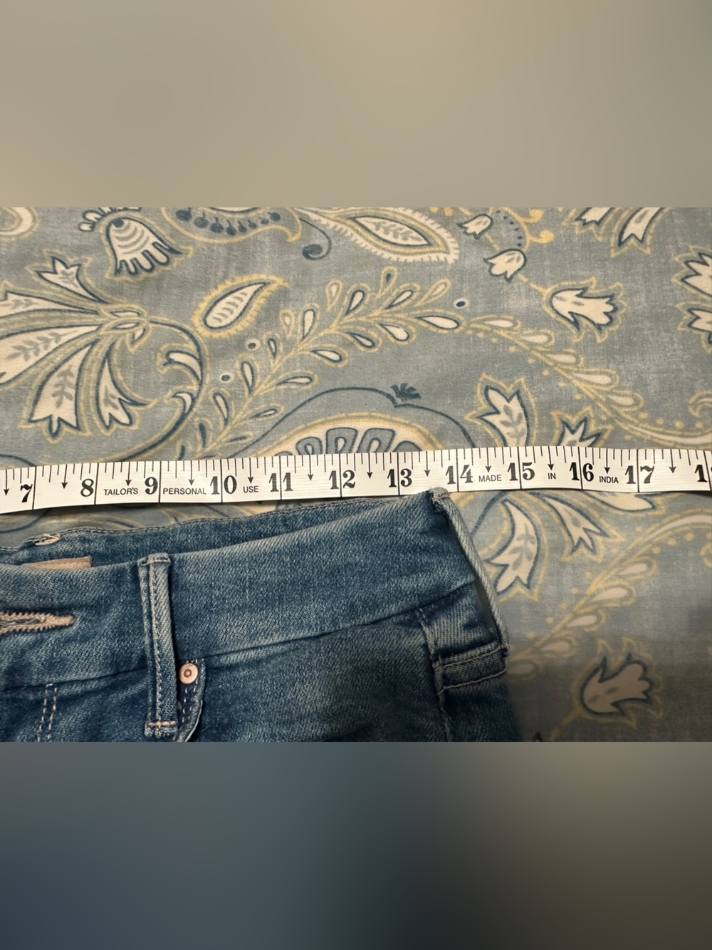MOTHER Dark Blue Wide-Leg Flare Jeans - Picture 9 of 9